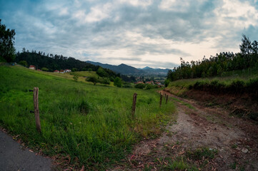 landscape in the mountains