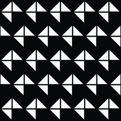 Fototapeta premium Seamless vector pattern. Geometric shapes background. Three triangles element texture.