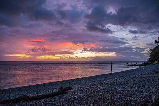 Cloudy Sunset Surigao Strait