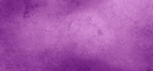 Purple textured wide concrete wall background