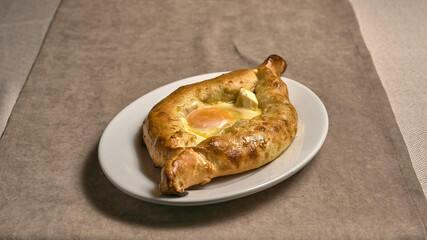 Buttered egg in a white bun