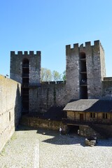 Fototapeta na wymiar an old stone fortress in Serbia