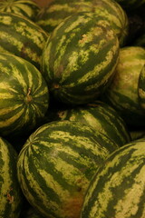 watermelons in a market