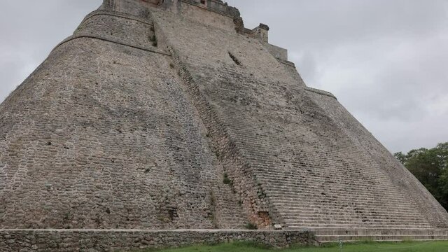 Beautiful mayan pyramid in Uxmal, Mexico.