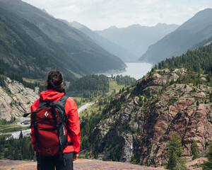 Naklejka premium Mädchen im Kaunertal