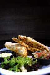 mexican food tacos stuffed with meat guacamole salads peppers with cornmeal pasta nachos