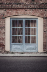 Old town Telavi doors and windows, balcony, entry group, authenticity. 2019 summer