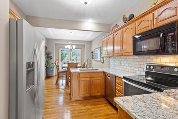 modern kitchen interior