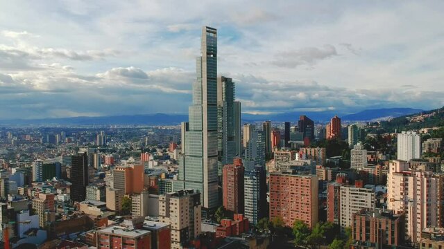 the tallest building in Bogota Colombia