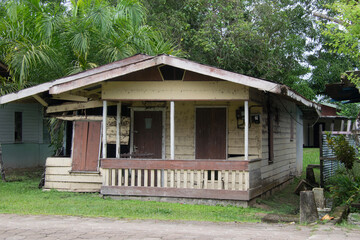 old wooden house