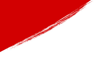 Simple Blank Vector Template Background, Indonesia Independence Day in august element design with crayon effect
