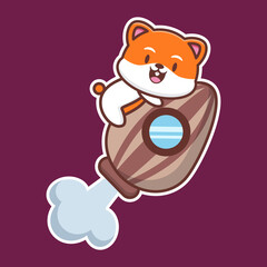 vector illustration of  
cute hamster flying with sunflower seeds, good for t-shirt, greeting card, invitation card or mascot