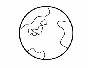 地球(線画)