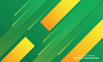 Obraz premium Modern abstract background green and yellow color