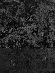 Abstract black distressed grunge texture background