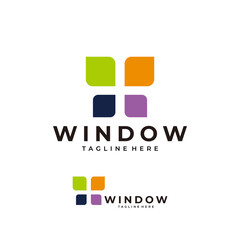 Window logo icon vector isolated