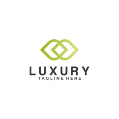 Luxury abstract logo icon vector