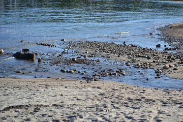 rocky coast of the sea