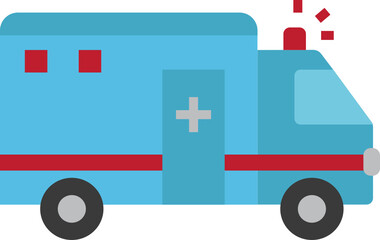 Ambulance icon. Covid concept icon style