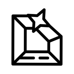 diamond icon or logo isolated sign symbol vector illustration - high quality black style vector icons
