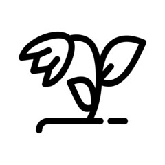 flower icon or logo isolated sign symbol vector illustration - high quality black style vector icons
