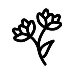 Obraz premium flower icon or logo isolated sign symbol vector illustration - high quality black style vector icons 
