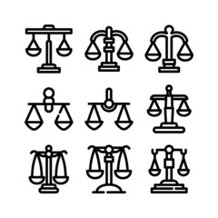 justice icon or logo isolated sign symbol vector illustration - high quality black style vector icons
