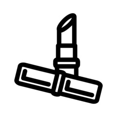 lipstick icon or logo isolated sign symbol vector illustration - high quality black style vector icons
