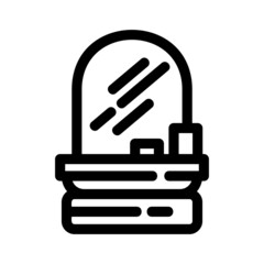 mirror icon or logo isolated sign symbol vector illustration - high quality black style vector icons
