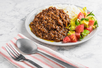 キーマカレーランチ