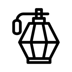 perfume icon or logo isolated sign symbol vector illustration - high quality black style vector icons
