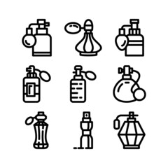 perfume icon or logo isolated sign symbol vector illustration - high quality black style vector icons
