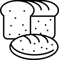 Bakery icon. Supermarket concept icon style