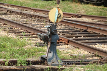 The Switch On The Rails, Alberta Railway Museum, Edmonton, Alberta