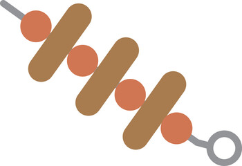 BBQ icon. Food and drink concept icon style