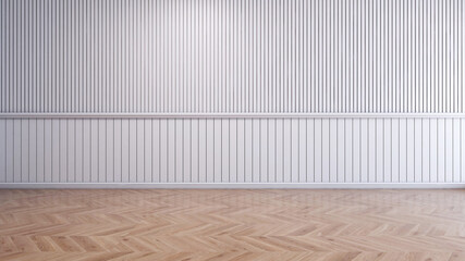Empty room with Wall Background. 3D illustration, 3D rendering	
