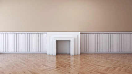 Room interior with Wall Background. 3D rendering ,3D illustration	