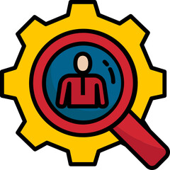 Leader icon. SEO marketing concept icon style