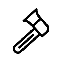 axe icon or logo isolated sign symbol vector illustration - high quality black style vector icons
