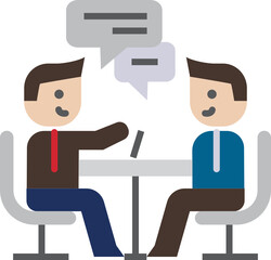 Meeting icon. Business concept icon style