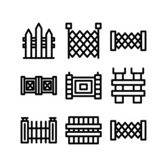 Obraz premium fence icon or logo isolated sign symbol vector illustration - high quality black style vector icons 