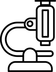 Microscope icon. Science concept icon style