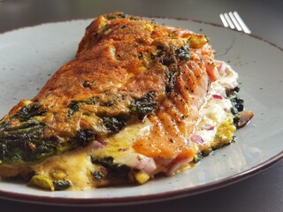 baked chicken with vegetables