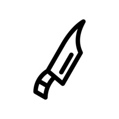 hunting knife icon or logo isolated sign symbol vector illustration - high quality black style vector icons
