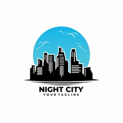 logo night city classic style