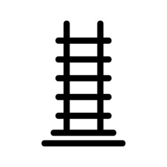 ladder icon or logo isolated sign symbol vector illustration - high quality black style vector icons

