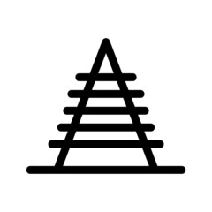 ladder icon or logo isolated sign symbol vector illustration - high quality black style vector icons
