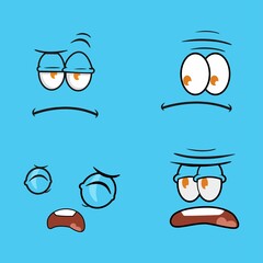 face expressions set