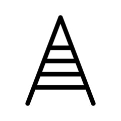 ladder icon or logo isolated sign symbol vector illustration - high quality black style vector icons
