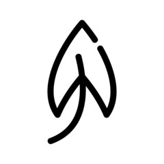 leaf icon or logo isolated sign symbol vector illustration - high quality black style vector icons
